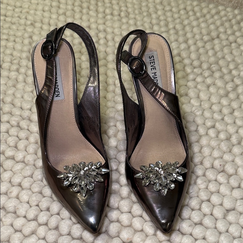 Steve Madden Iridescent Slingback Heels